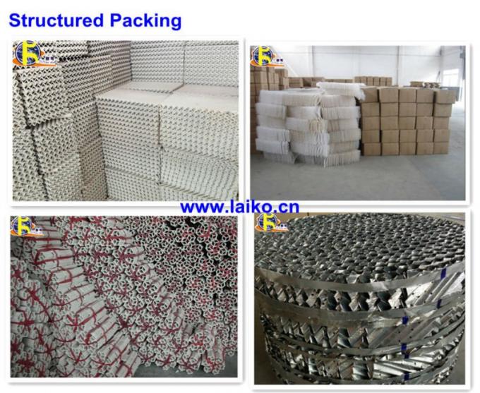 Συσκευασία Στήλες απόσταξης Μεταλλική δομημένη συσκευασία Ατσάλινο σύρμα 2