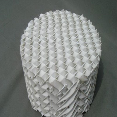 Mass Transfer Media Ceramic Structured Packing 500Y High Separation Efficiency For Tower