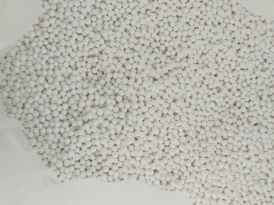 High Pore Volume White Beads Activated Alumina Desiccant 300-320m2/g BET 150-160N