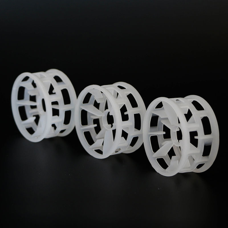Size 25MM 50MM 76MM PP Random Packing Plastic Beta Ring /Plastic Tower Packing